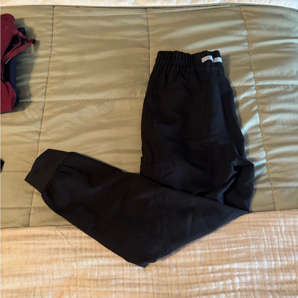 Black Jogger  Scrub Pants